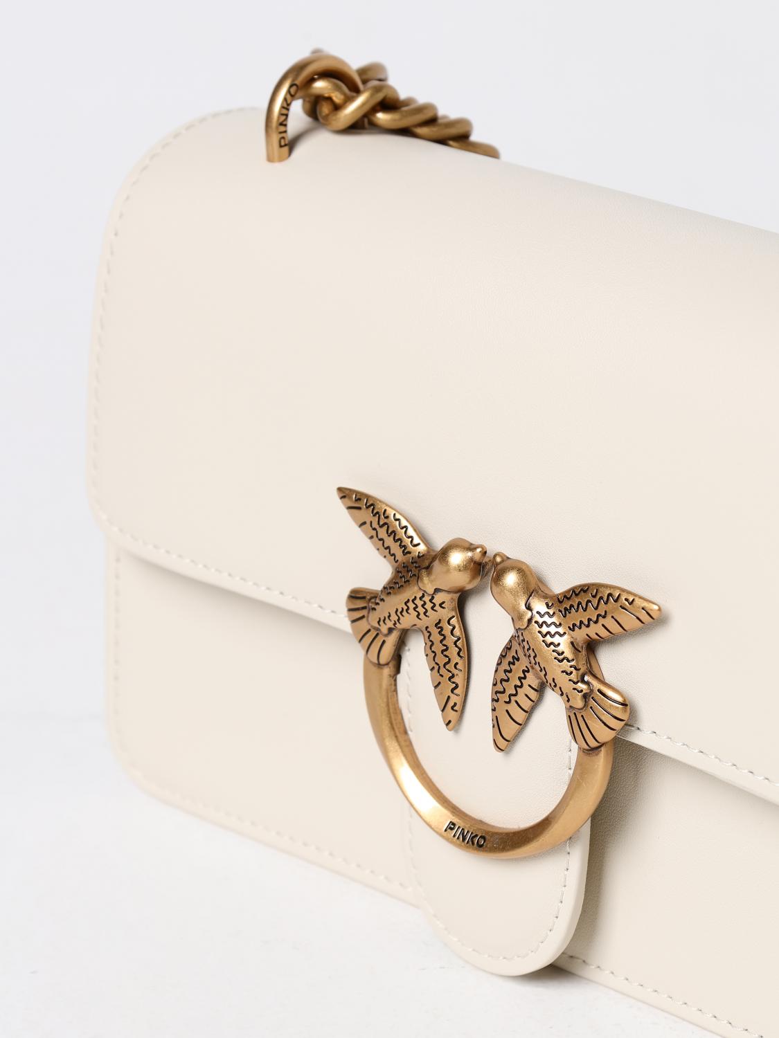 PINKO MINITASCHE: Schultertasche damen Pinko, Weiß - Img 3