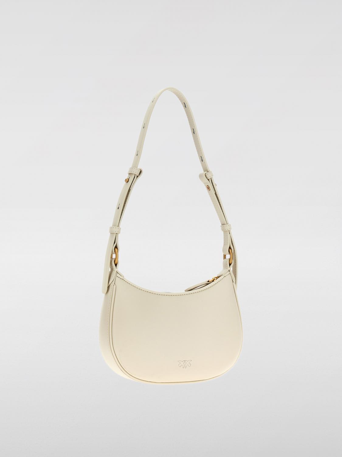 PINKO BORSA MINI: Borsa Pinko in pelle , Bianco - Img 2