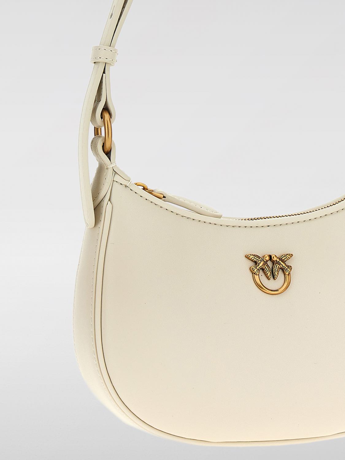 PINKO BORSA MINI: Borsa Pinko in pelle , Bianco - Img 3