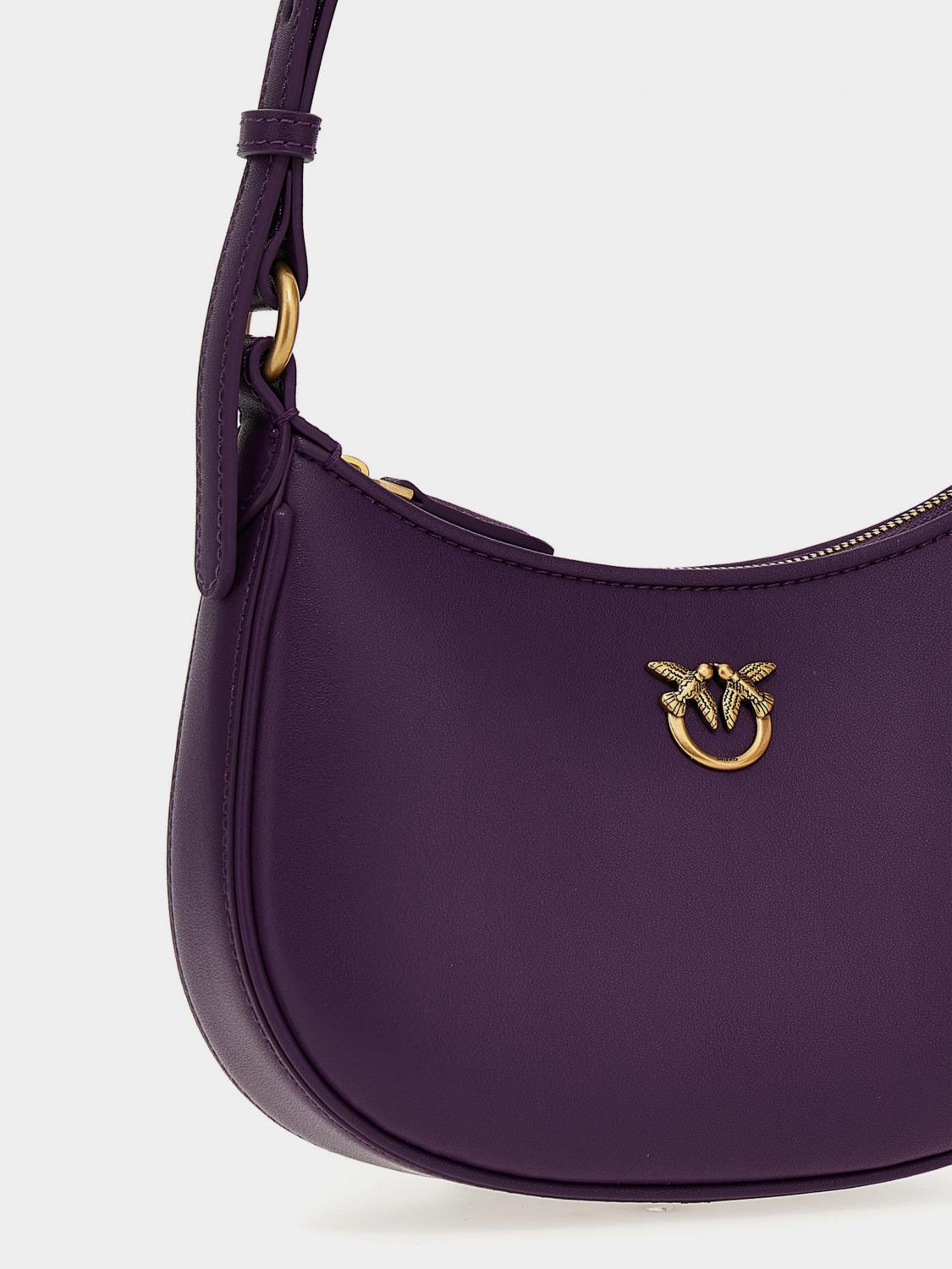 PINKO BORSA MINI: Borsa Pinko in pelle , Viola - Img 3