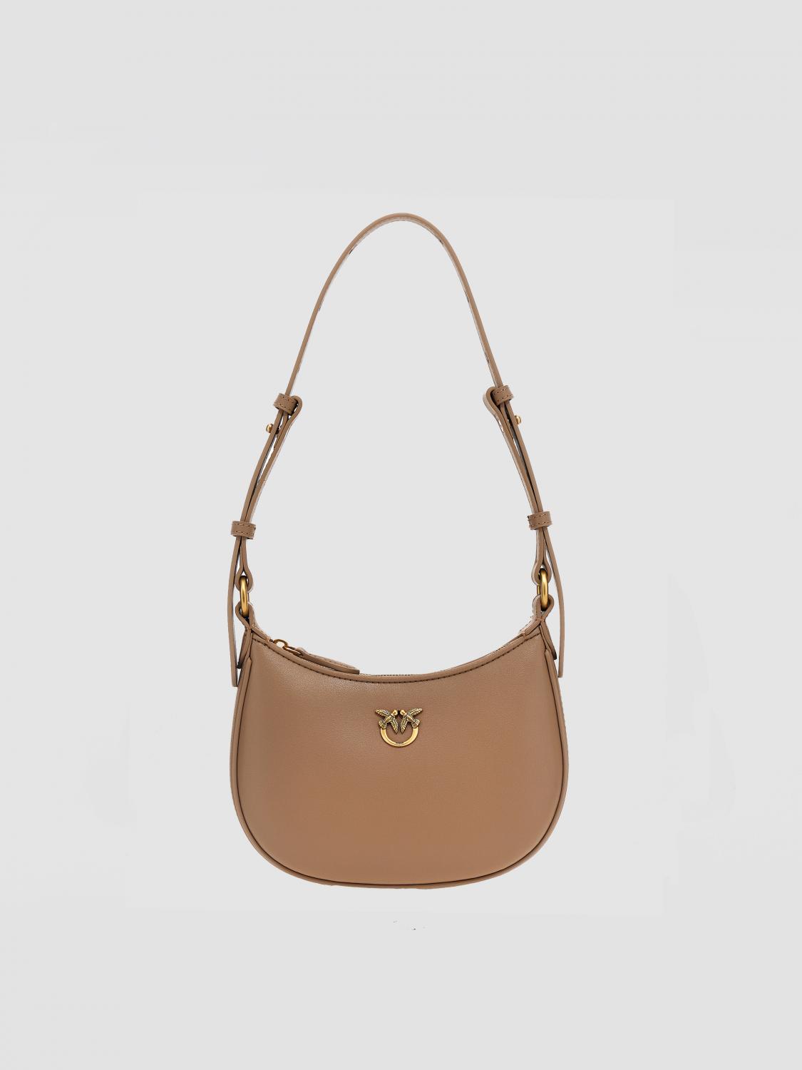 PINKO BORSA MINI: Borsa Pinko in pelle , Beige - Img 1