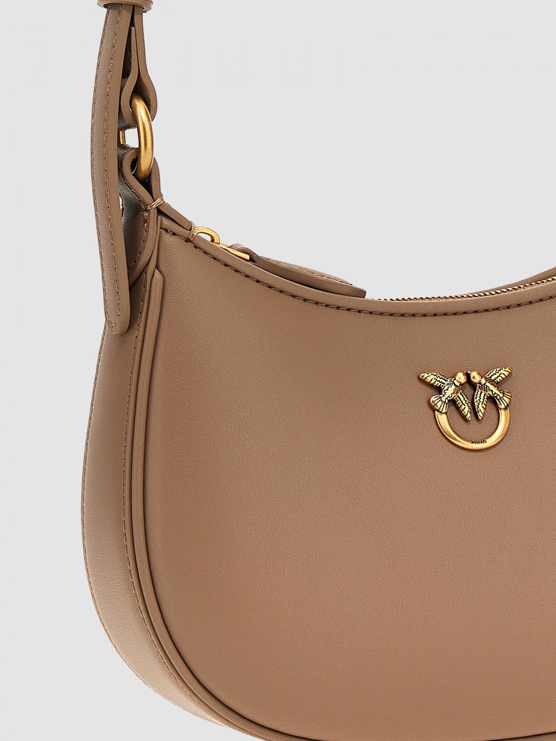 PINKO BORSA MINI: Borsa Pinko in pelle , Beige - Img 3