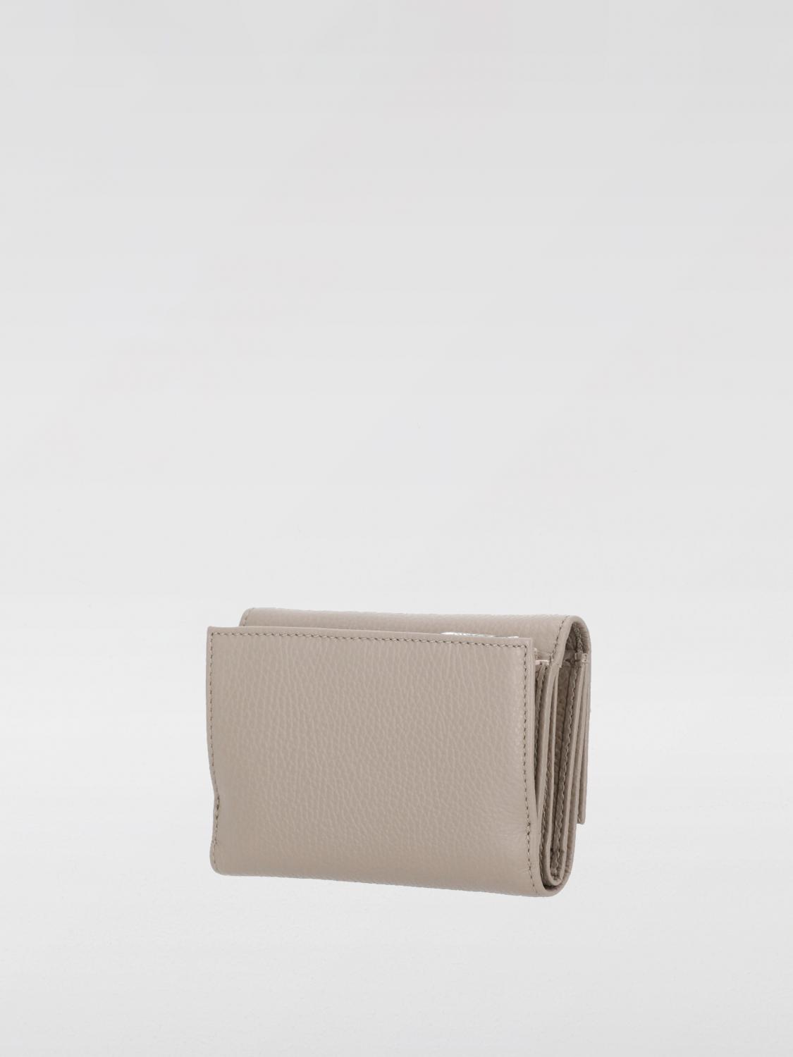 COCCINELLE CARTERA: Cartera de piel granulada Coccinelle, Beige - Img 3