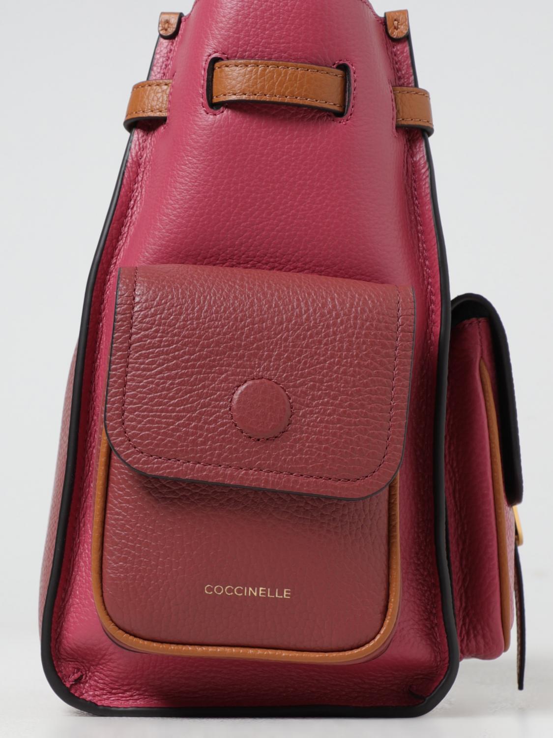 COCCINELLE BACKPACK: Handbag woman Coccinelle, Brick Red - Img 3