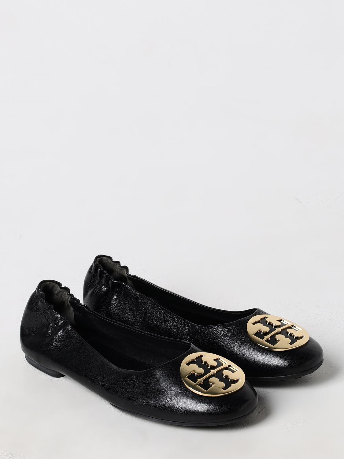 TORY BURCH BALLERINE: Ballerina Tory Burch in pelle , Nero - Img 2