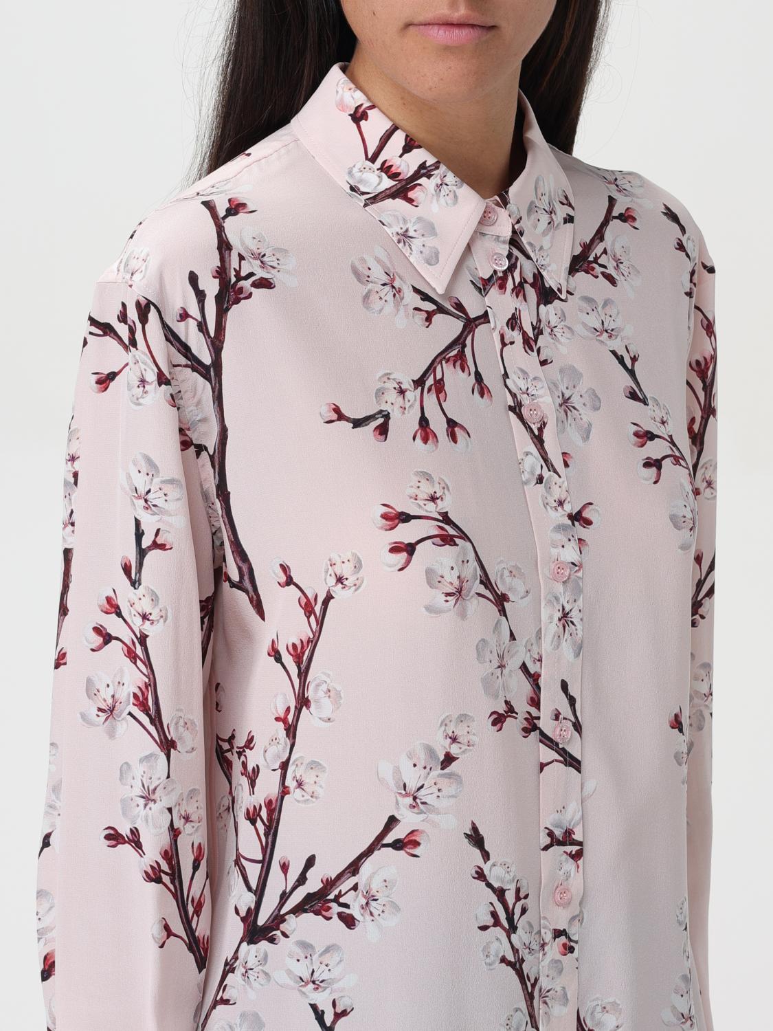 MCQUEEN CAMICIA: Camicia floreale McQueen, Rosa - Img 5