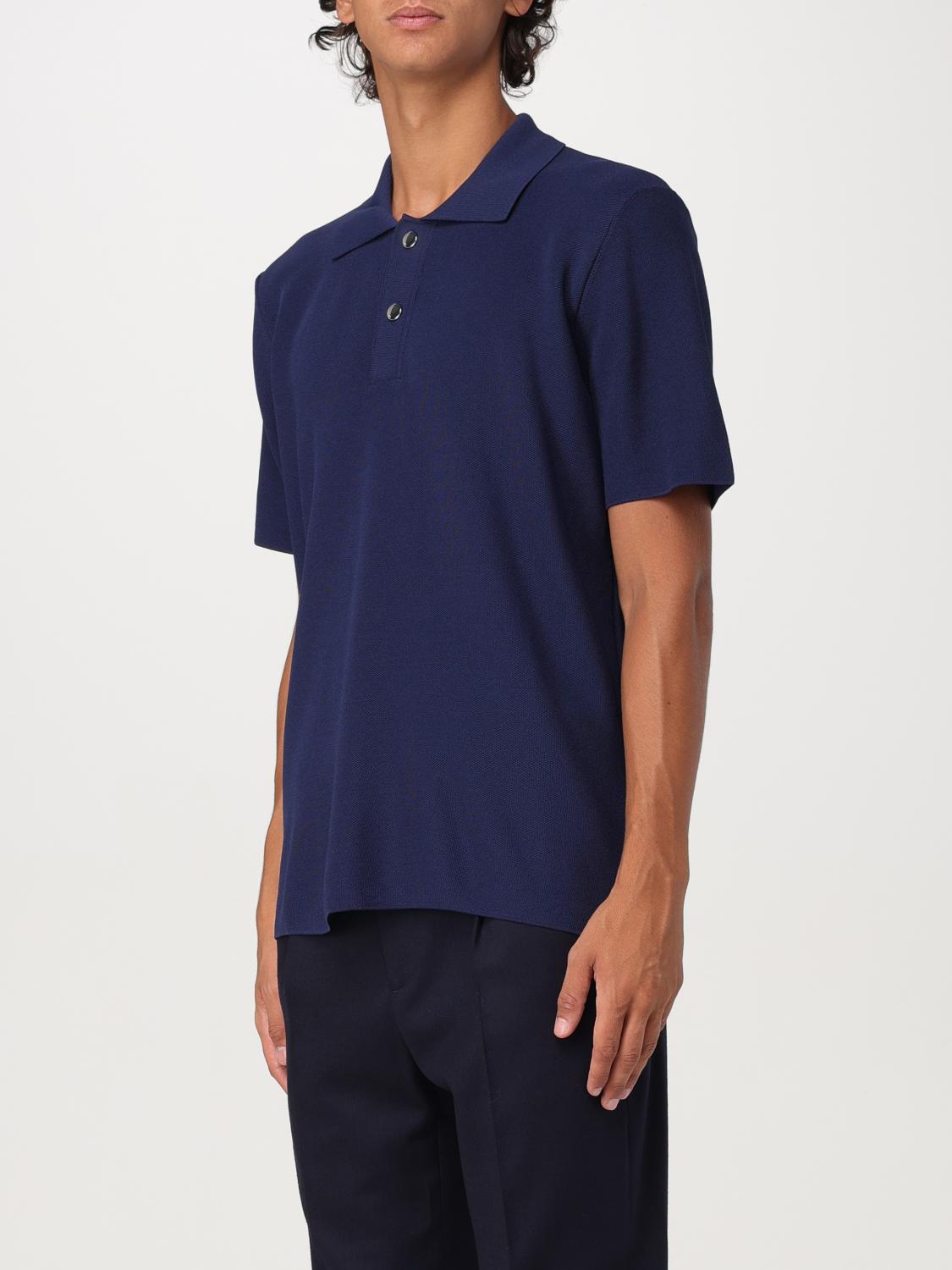JACQUEMUS POLO: Polo basic Jacquemus, Blue - Img 4