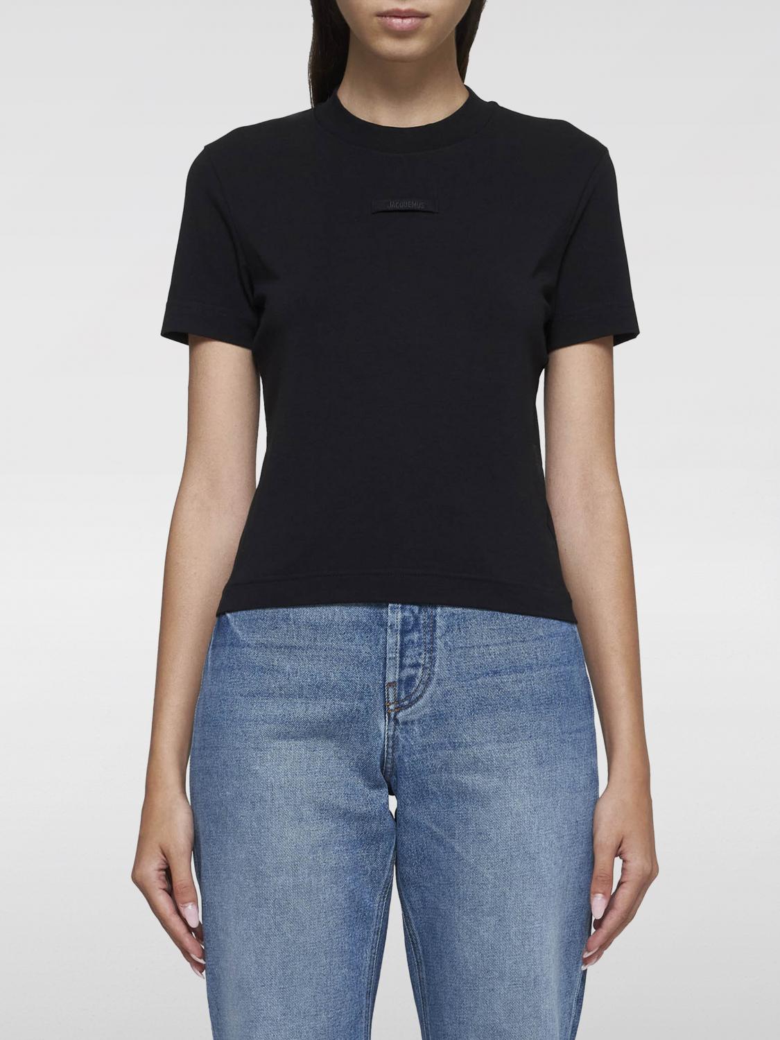 Jacquemus T-shirt woman - Black | 241JS1332031 | GIGLIO.COM