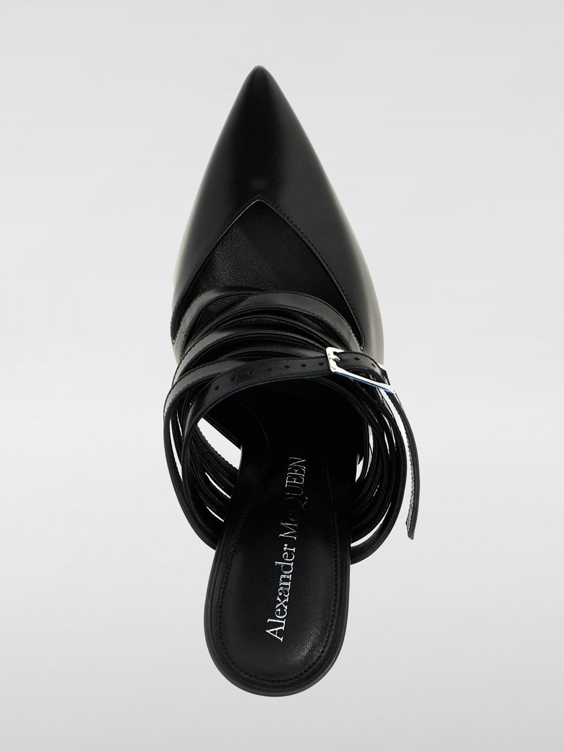 MCQUEEN SCHUHE: Absatzschuhe damen McQueen, Schwarz - Img 3