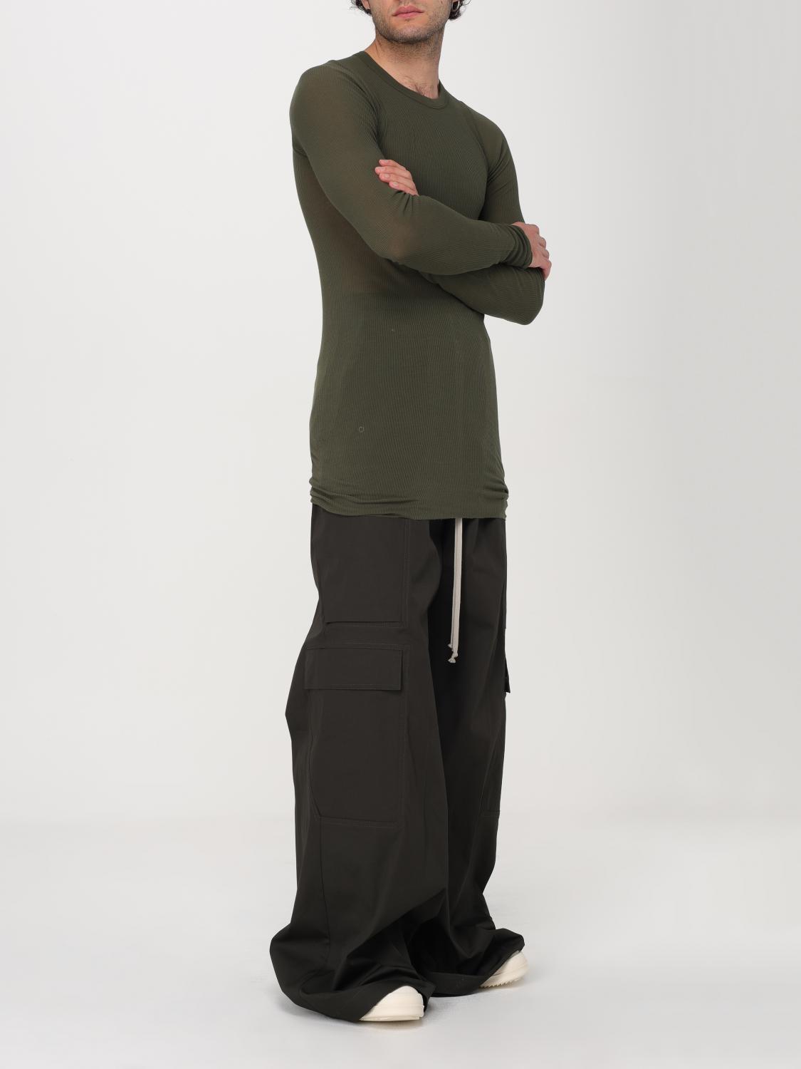 RICK OWENS T-SHIRT: T-shirt men Rick Owens, Green - Img 2