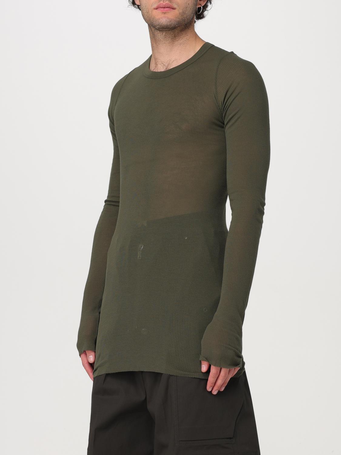 RICK OWENS T-SHIRT: T-shirt men Rick Owens, Green - Img 4