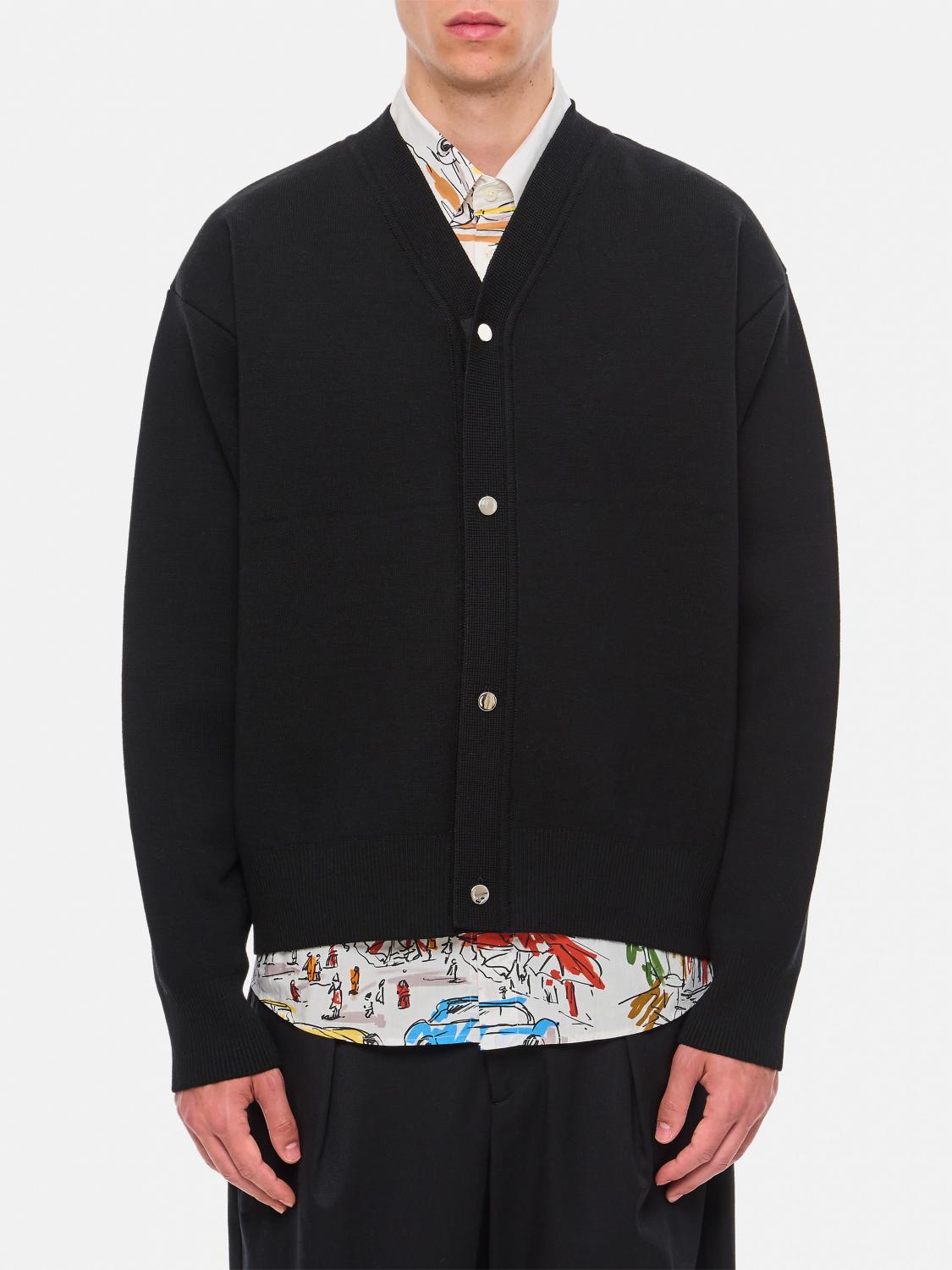 JACQUEMUS CARDIGAN: Sweater men Jacquemus, Black - Img 1