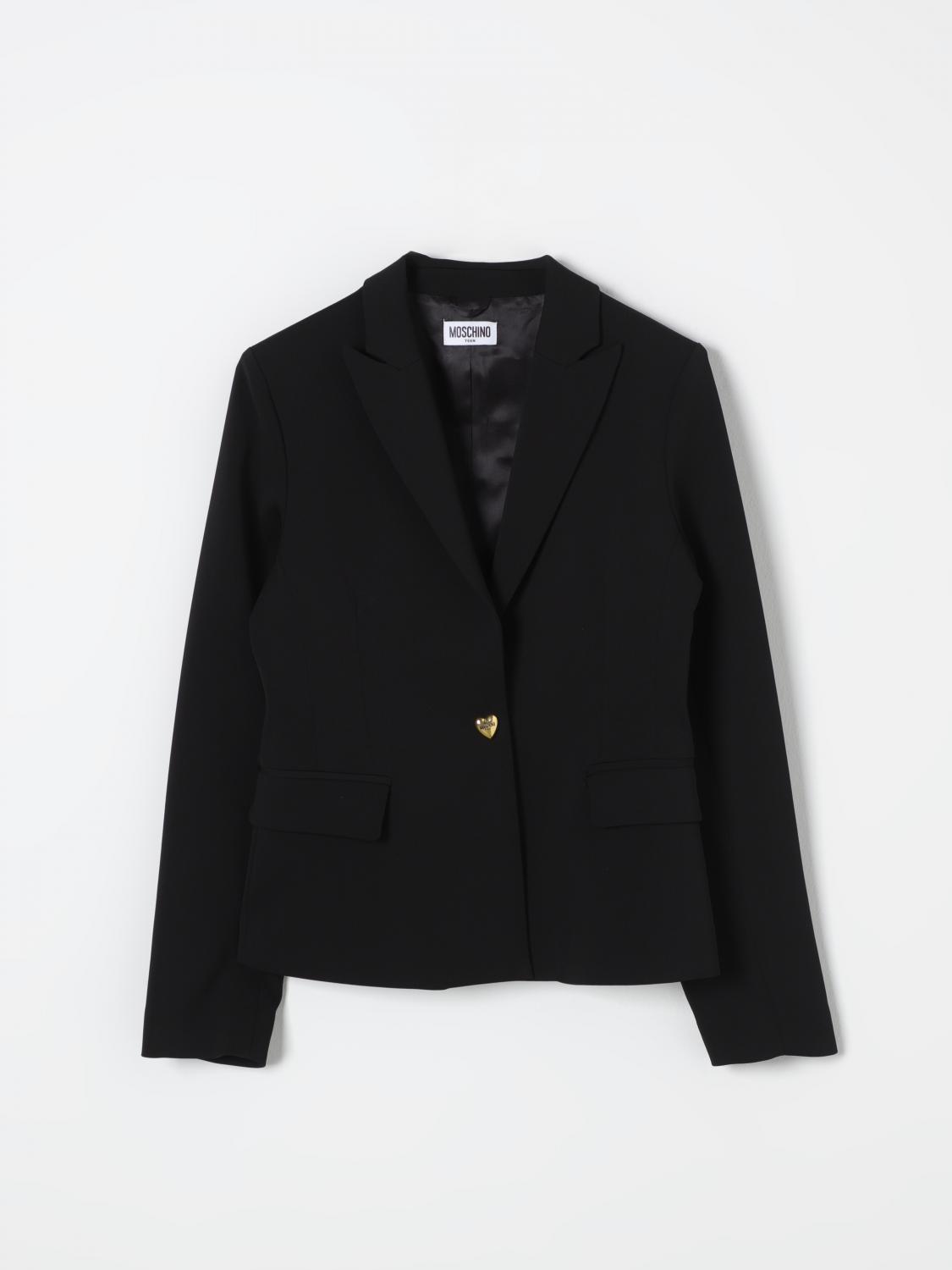 MOSCHINO CHAQUETA: Abrigo niños Moschino, Negro - Img 1