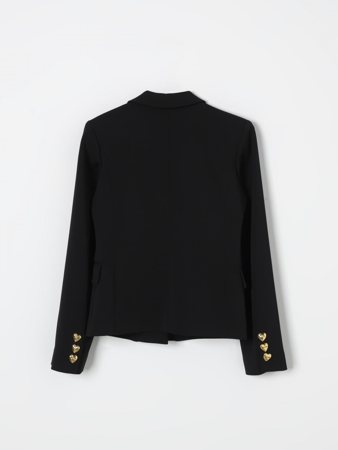 MOSCHINO CHAQUETA: Abrigo niños Moschino, Negro - Img 2
