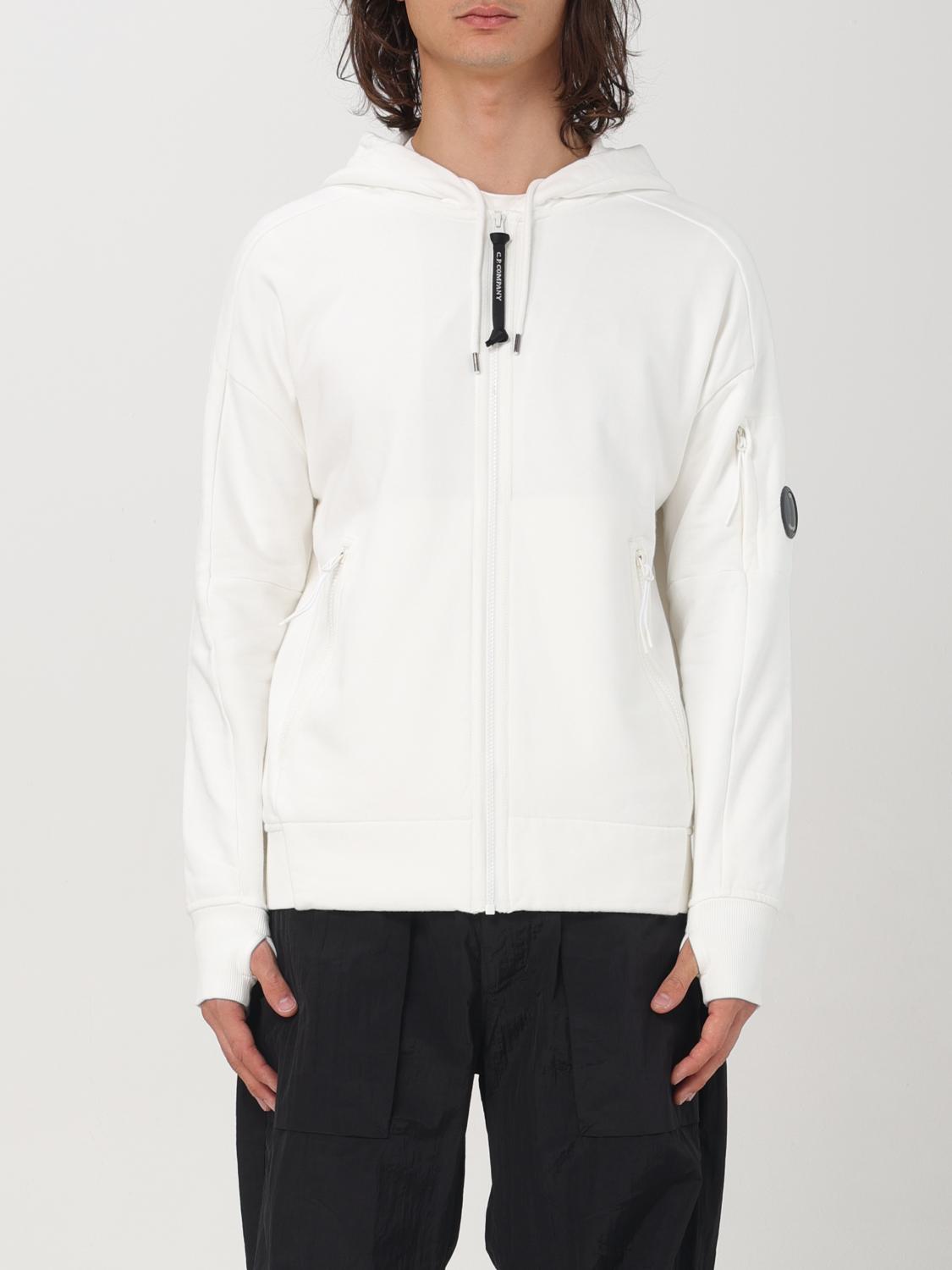 C.P. COMPANY SWEATSHIRT: Pull homme C.P. Company, Blanc - Img 1