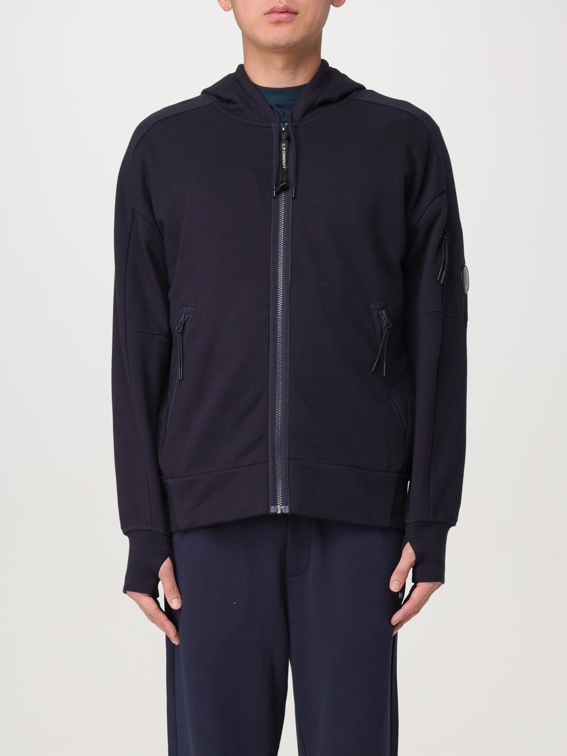 C.P. COMPANY SWEATSHIRT: C.P. Company men's hoodie, Blue - Img 1