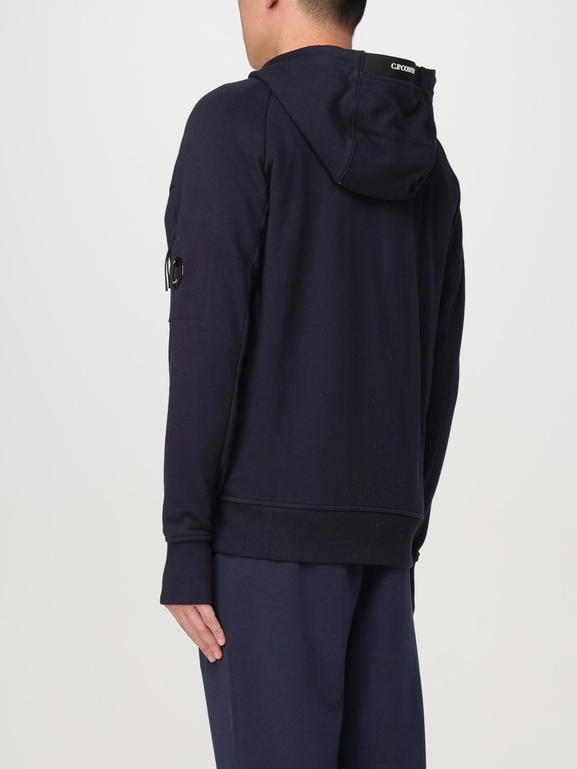 C.P. COMPANY SWEATSHIRT: C.P. Company men's hoodie, Blue - Img 2