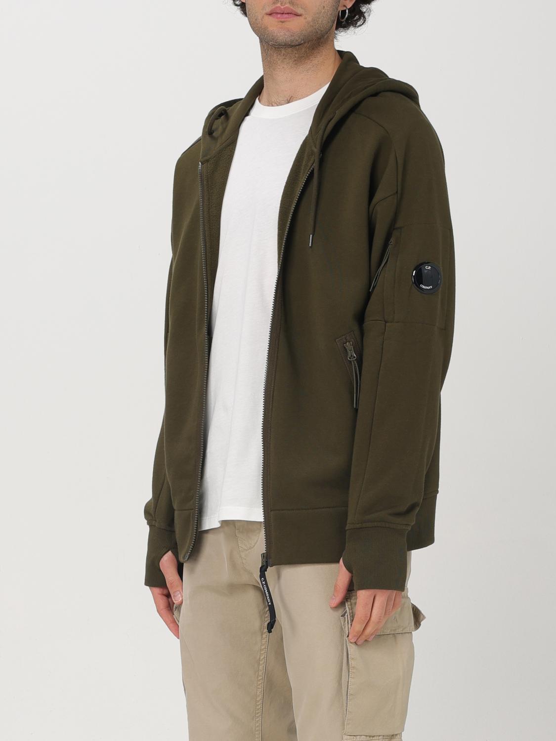 C.P. COMPANY SWEATSHIRT: C.P. Company men's hoodie, Green - Img 3