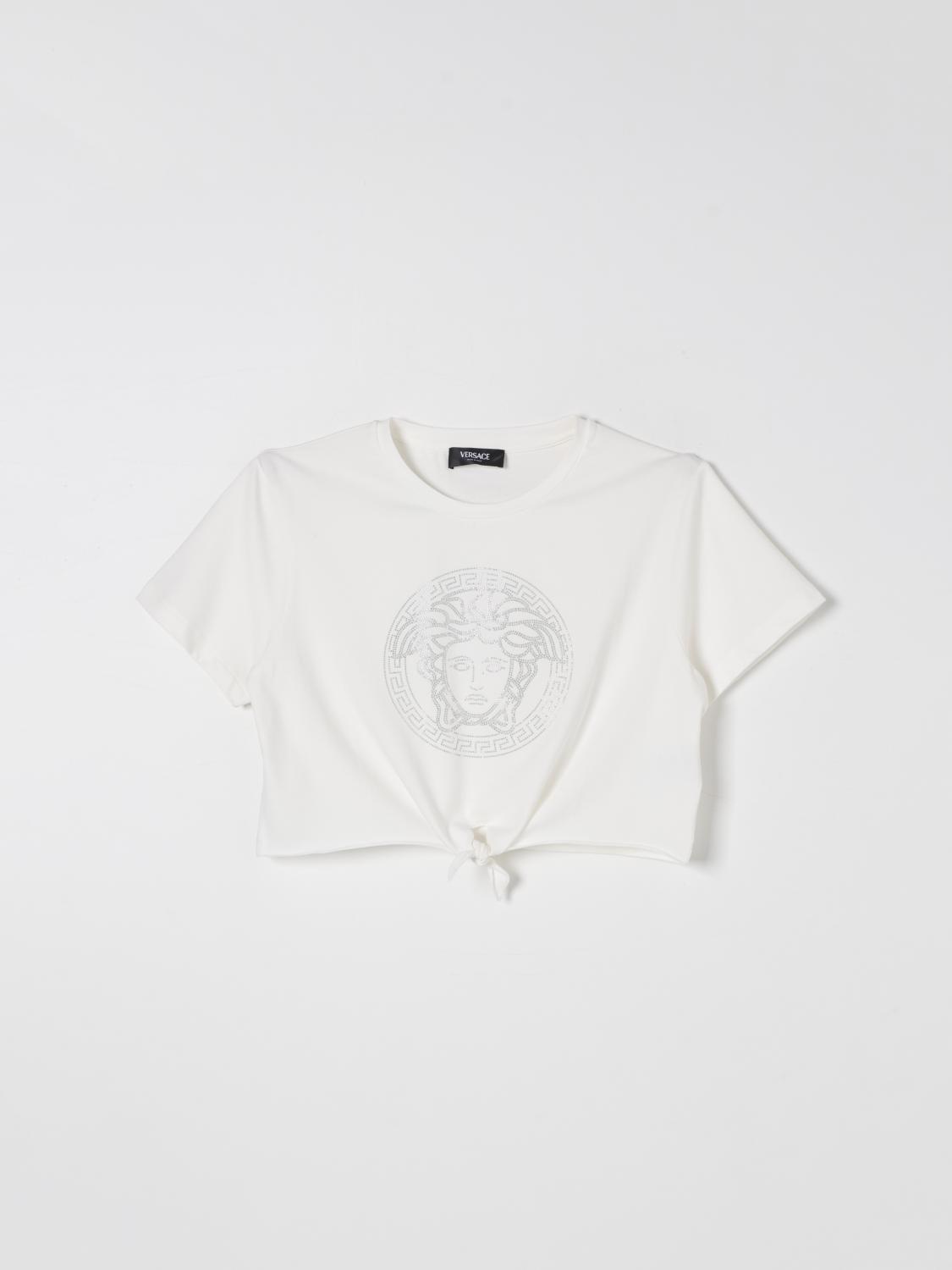 VERSACE Tシャツ: Tシャツ ボーイ Versace, ホワイト - Img 1