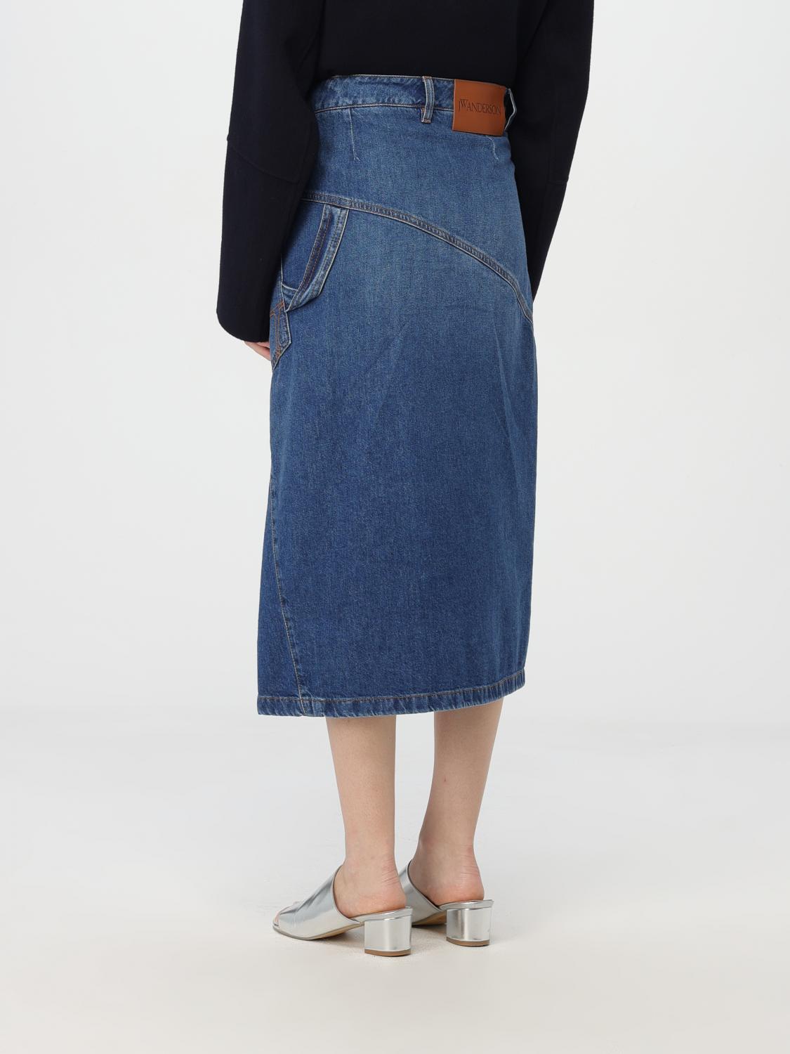 JW ANDERSON FALDA: Falda mujer Jw Anderson, Azul Oscuro - Img 2