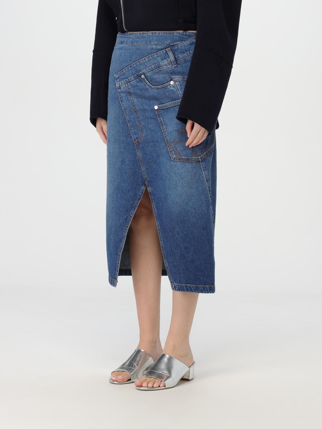 JW ANDERSON FALDA: Falda mujer Jw Anderson, Azul Oscuro - Img 3