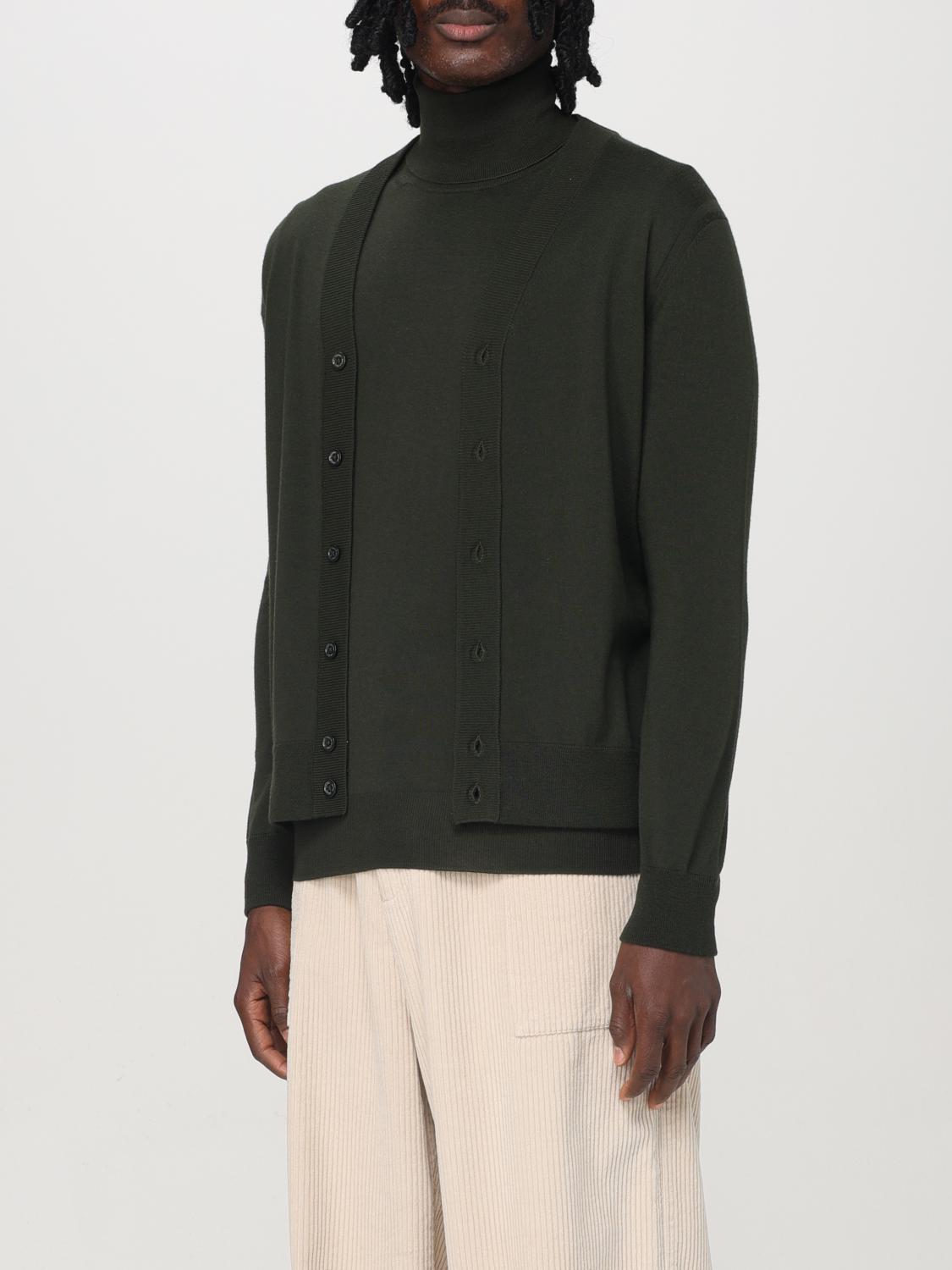 PAOLO PECORA SWEATER: Sweater men Paolo Pecora, Green - Img 3