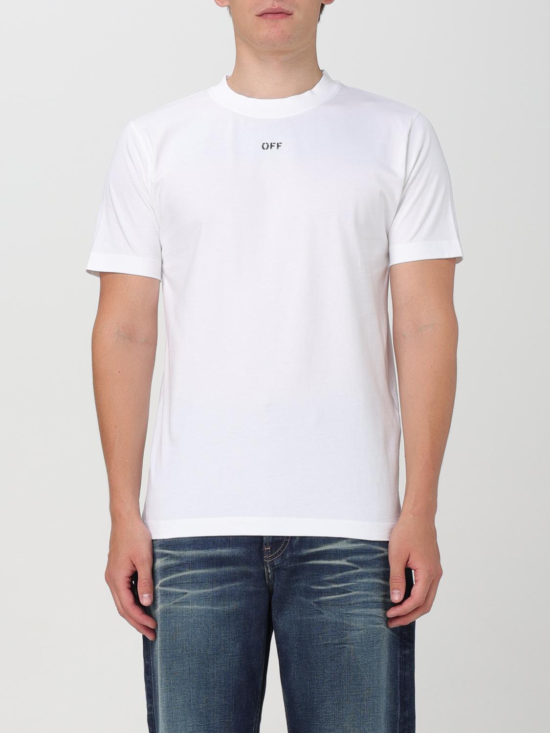 Off-White T-shirt men - White | OMAA027C99JER0170110 | GIGLIO.COM