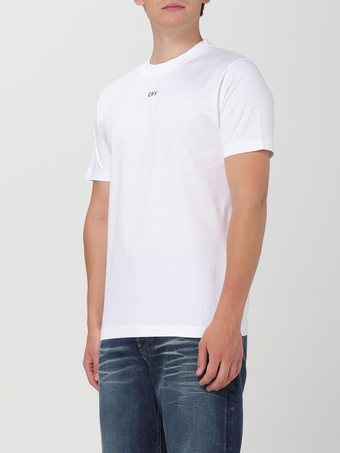 Off-White T-shirt men - White | OMAA027C99JER0170110 | GIGLIO.COM