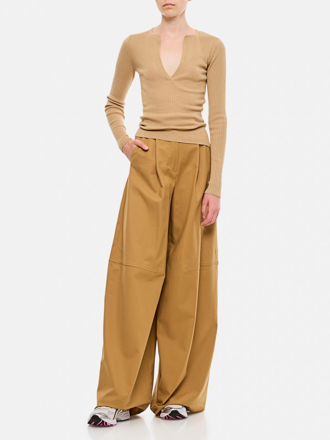 MAX MARA PANTALON: Pantalon femme Max Mara, Beige - Img 2