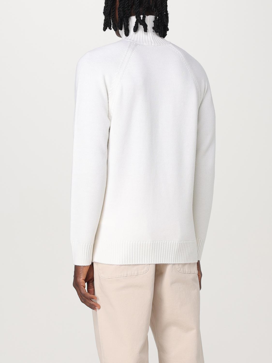 PAOLO PECORA SWEATER: Sweater men Paolo Pecora, White - Img 2