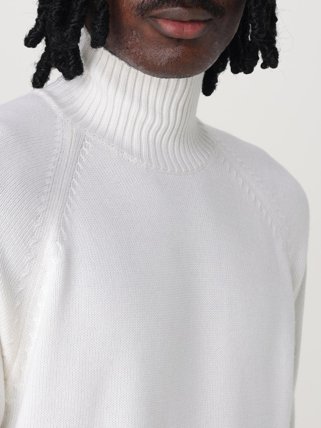 PAOLO PECORA SWEATER: Sweater men Paolo Pecora, White - Img 3