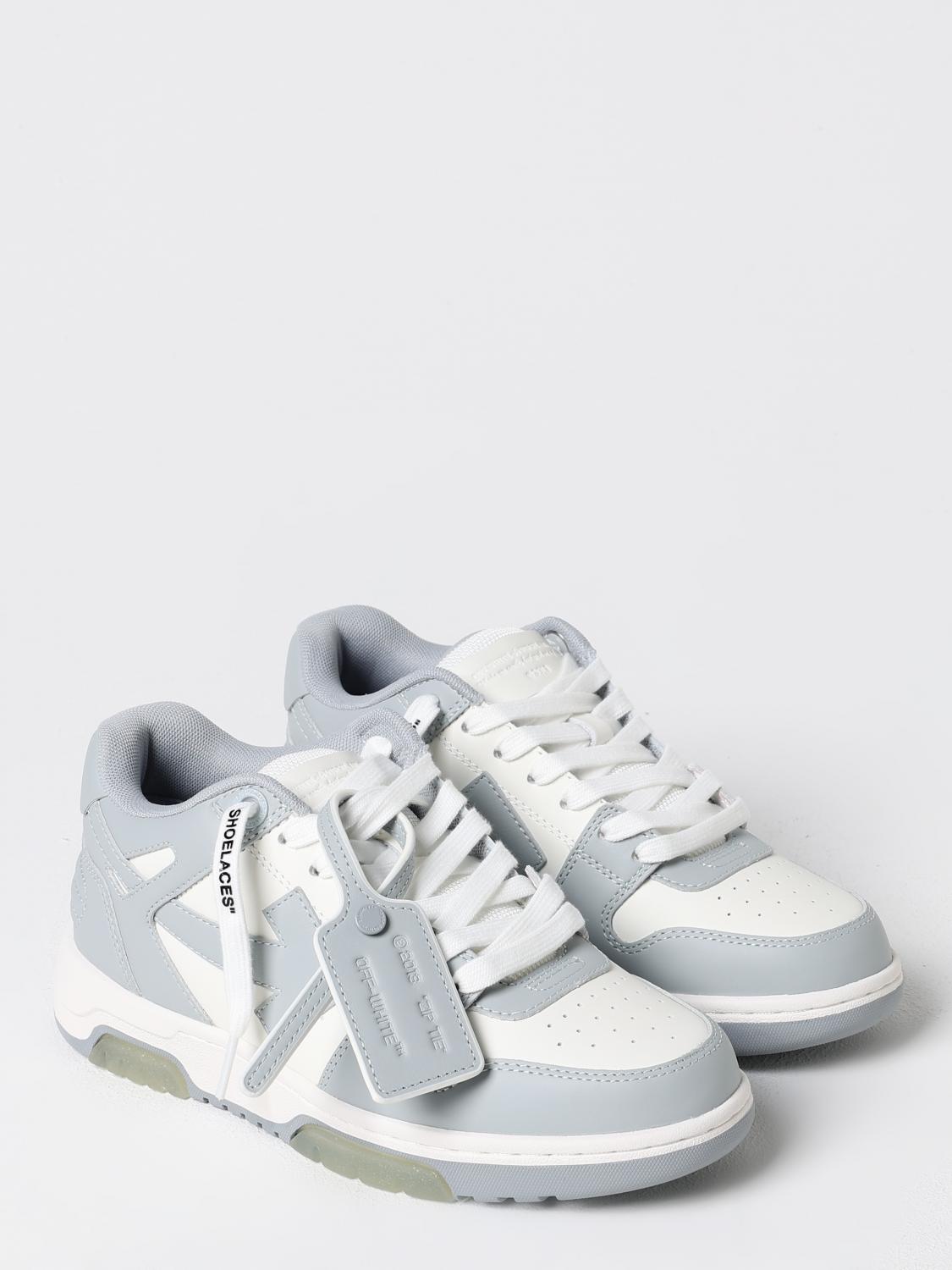OFF-WHITE SNEAKERS: Sneakers Out Of Office Off-White in pelle , Bianco - Img 2