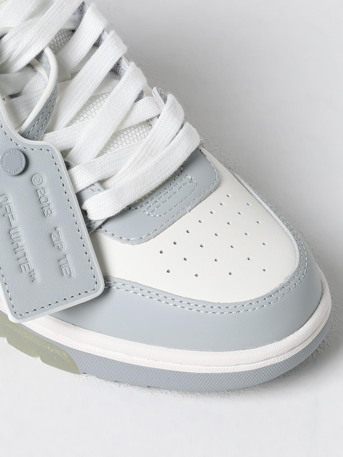 OFF-WHITE SNEAKERS: Sneakers Out Of Office Off-White in pelle , Bianco - Img 4