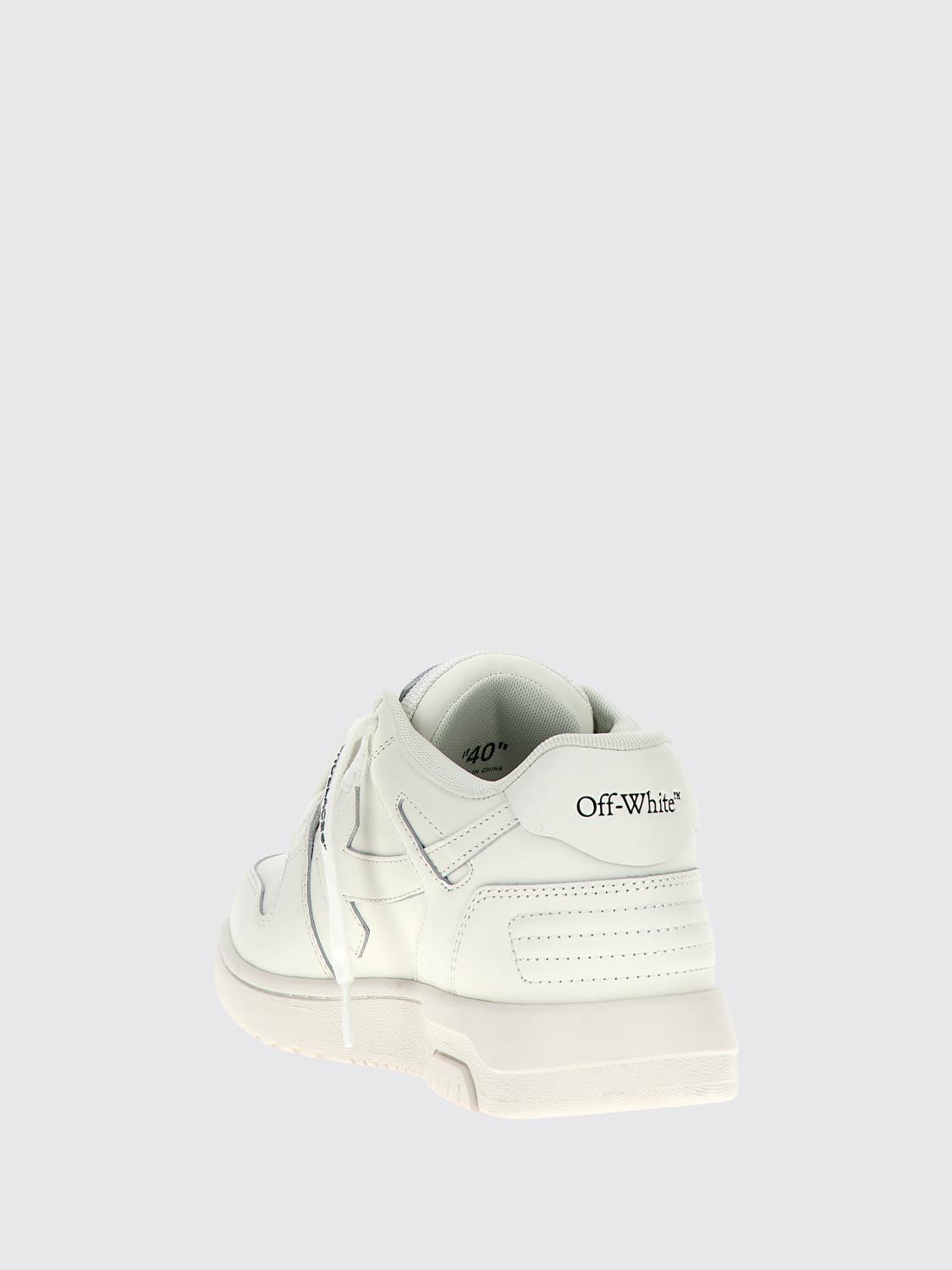 OFF-WHITE SNEAKERS: Sneakers Out Of Office Off-White in pelle , Bianco - Img 3
