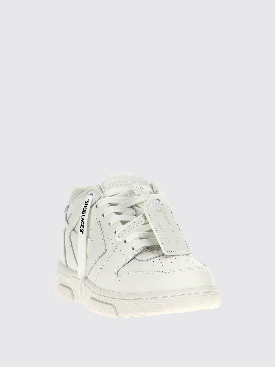 OFF-WHITE SNEAKERS: Sneakers Out Of Office Off-White in pelle , Bianco - Img 4