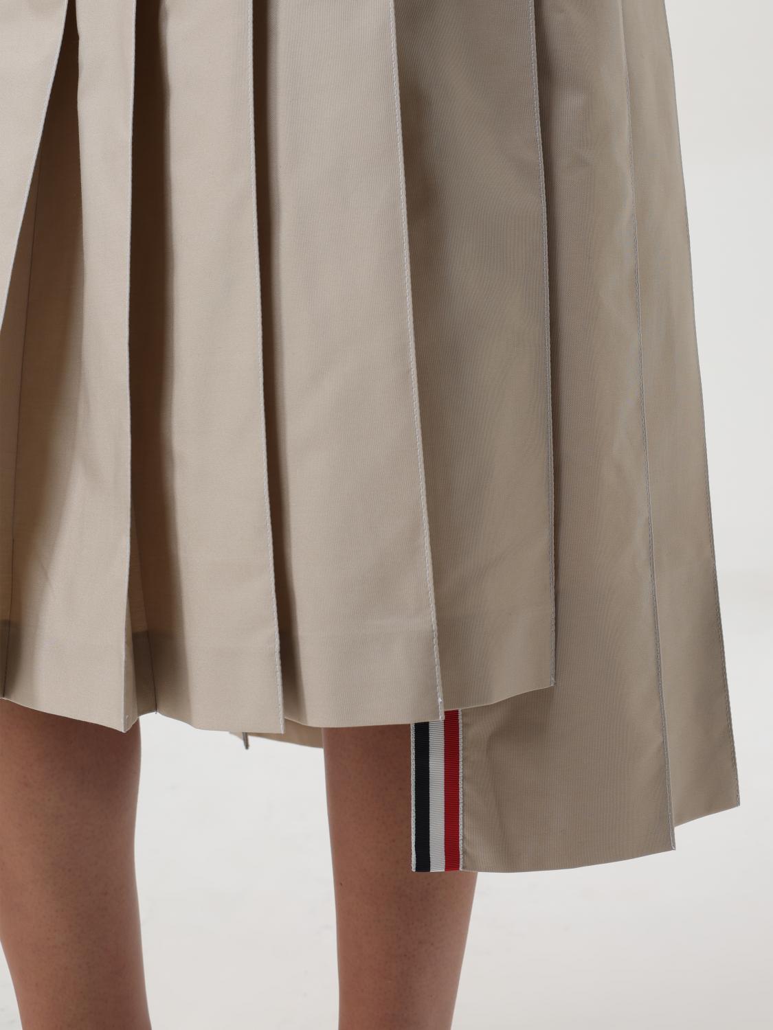 THOM BROWNE FALDA: Falda mujer Thom Browne, Kaki - Img 5