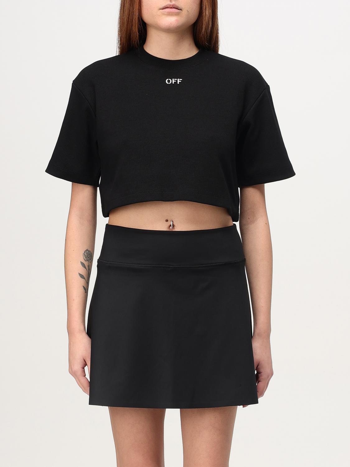 OFF-WHITE T-SHIRT: T-shirt woman Off-white, Black - Img 1