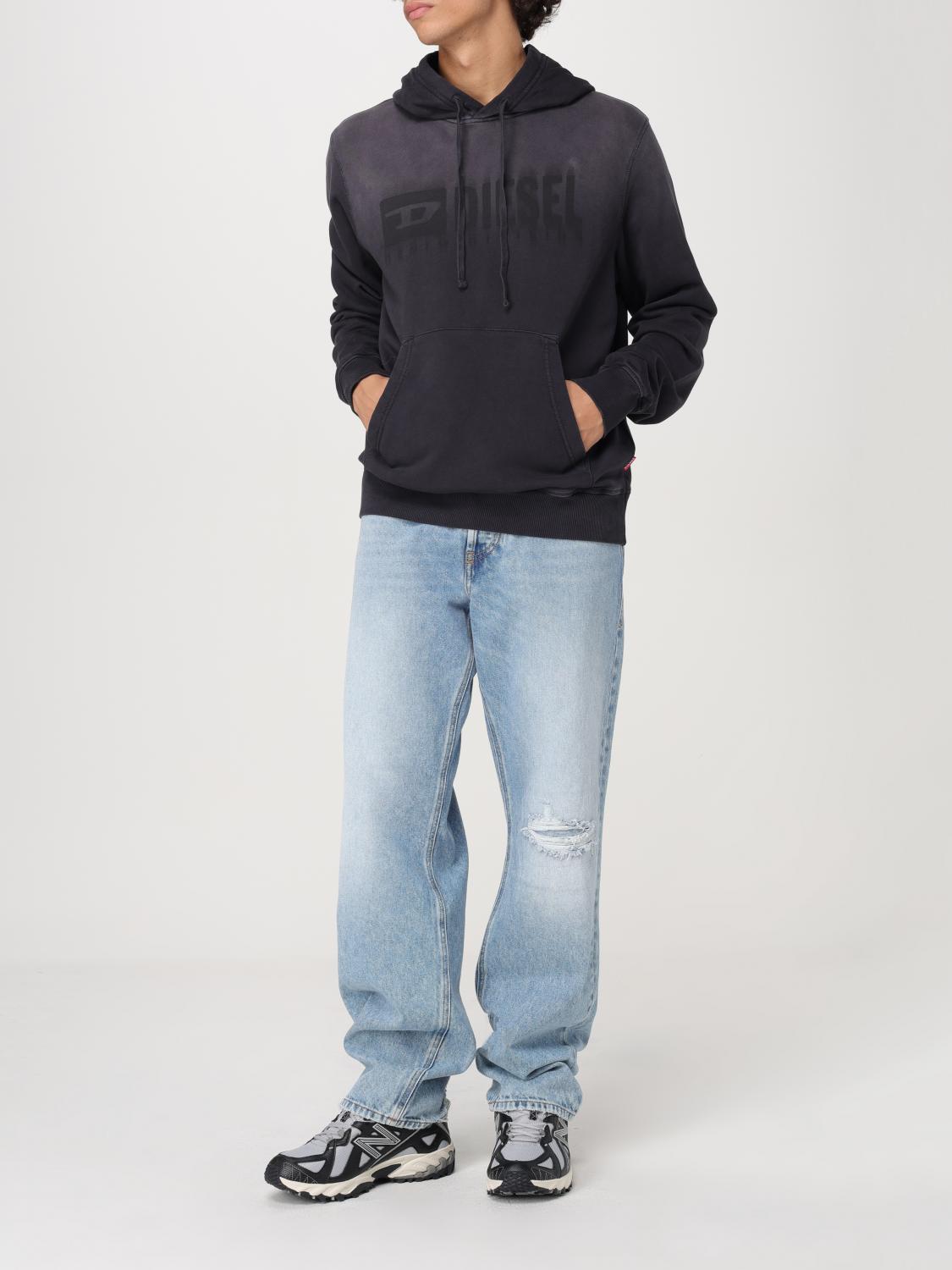 DIESEL SWEATSHIRT: Sweatshirt men Diesel, Black - Img 2