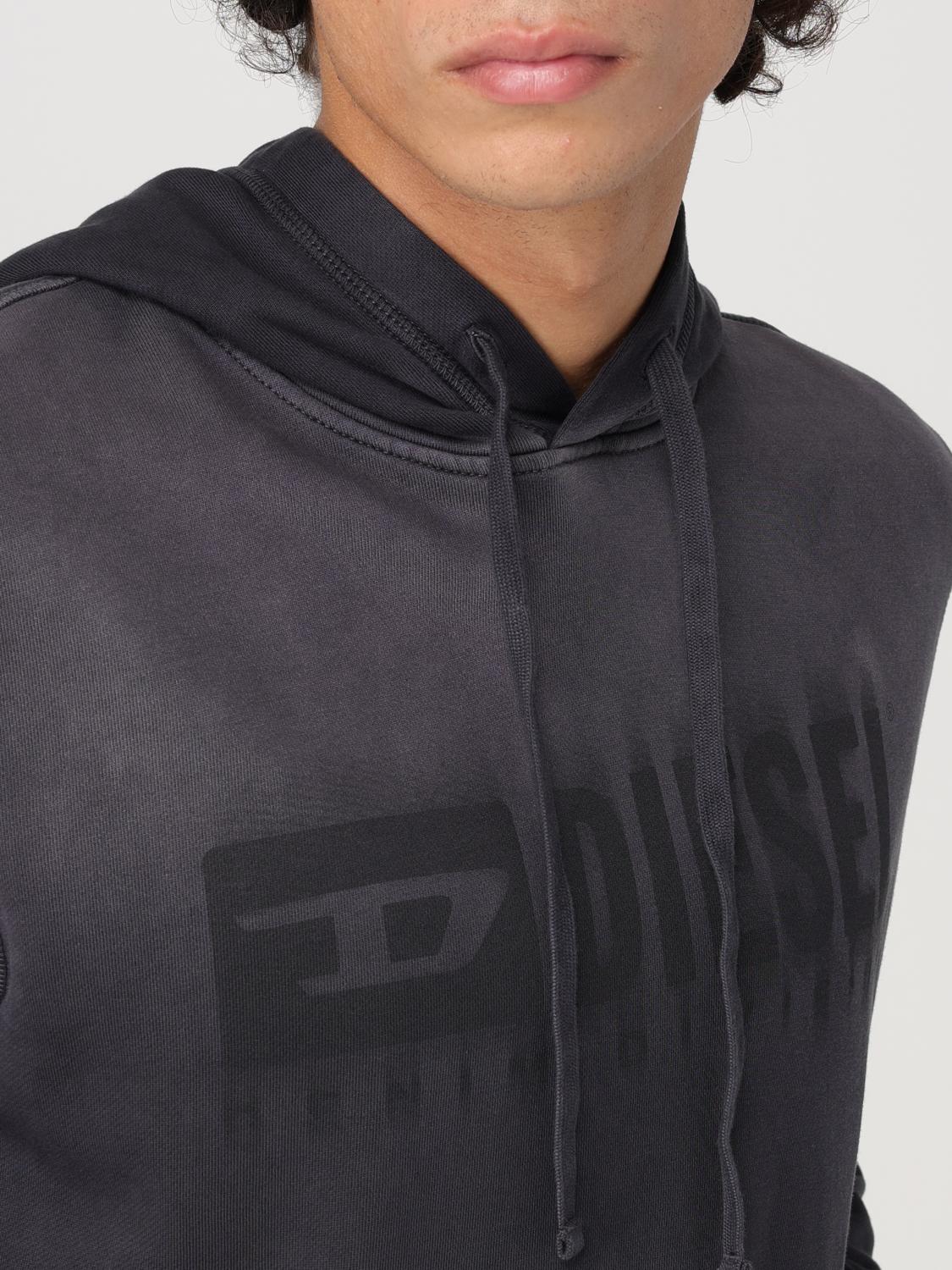 DIESEL SWEATSHIRT: Sweatshirt men Diesel, Black - Img 4