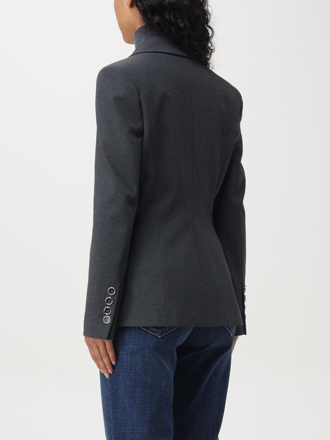 PINKO GIACCA: Blazer a monopetto Signum Pinko, Grigio - Img 2