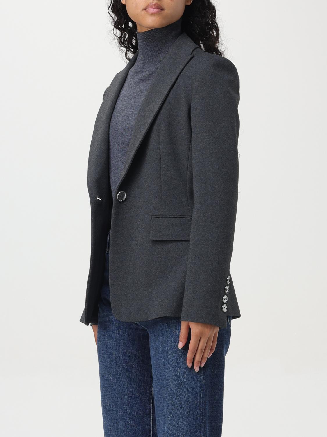 PINKO GIACCA: Blazer a monopetto Signum Pinko, Grigio - Img 3