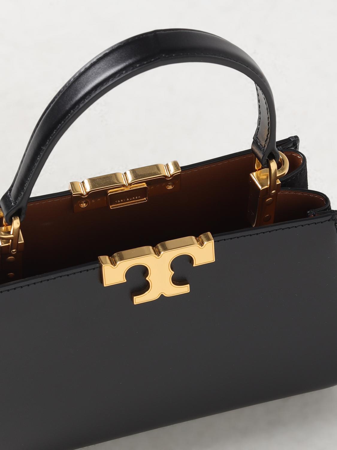 TORY BURCH BORSA A MANO: Borsa Eleanor Tory Burch in pelle , Nero - Img 3