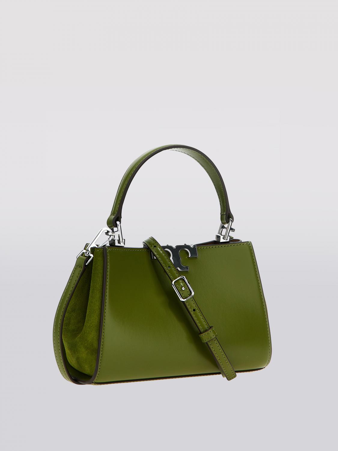 TORY BURCH BORSA A MANO: Borsa Eleanor Tory Burch in pelle , Verde - Img 2