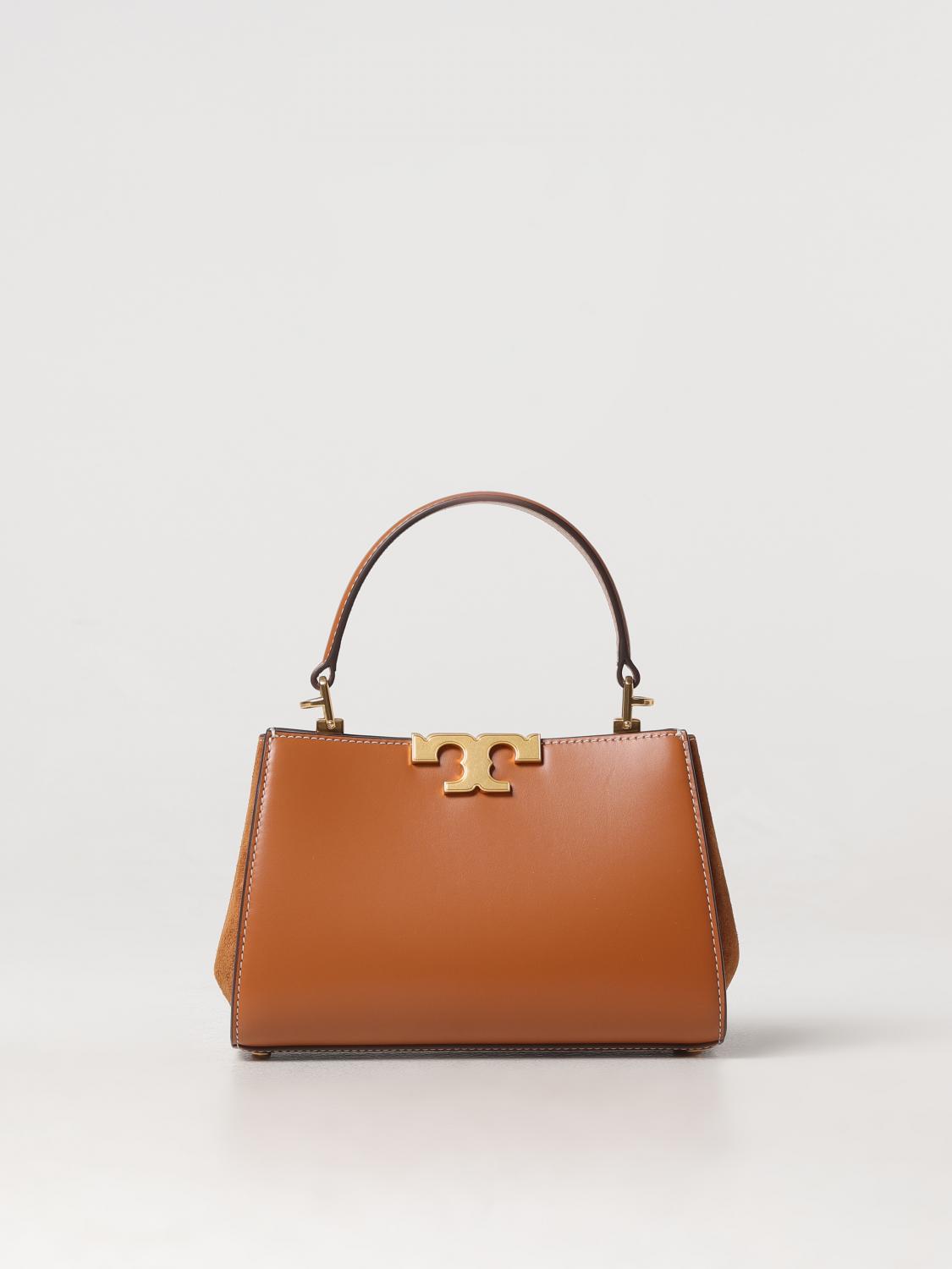 TORY BURCH BORSA A MANO: Borsa Eleanor Tory Burch in pelle , Marrone - Img 1