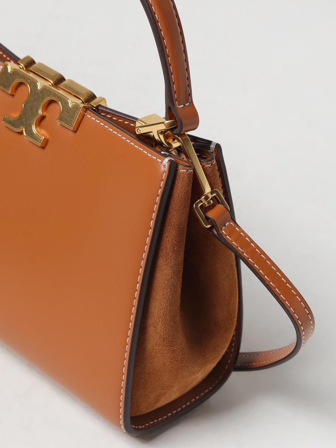 TORY BURCH BORSA A MANO: Borsa Eleanor Tory Burch in pelle , Marrone - Img 3