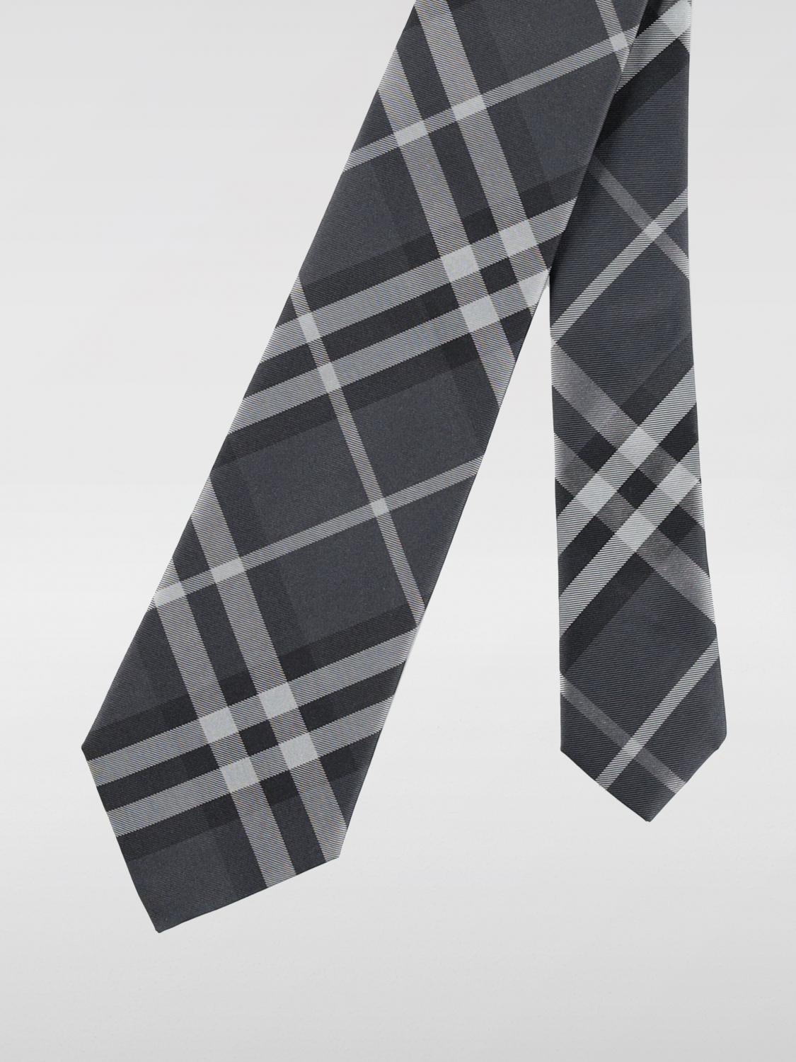 Burberry ネクタイ メンズ - グレー | 8017265 | GIGLIO.COM