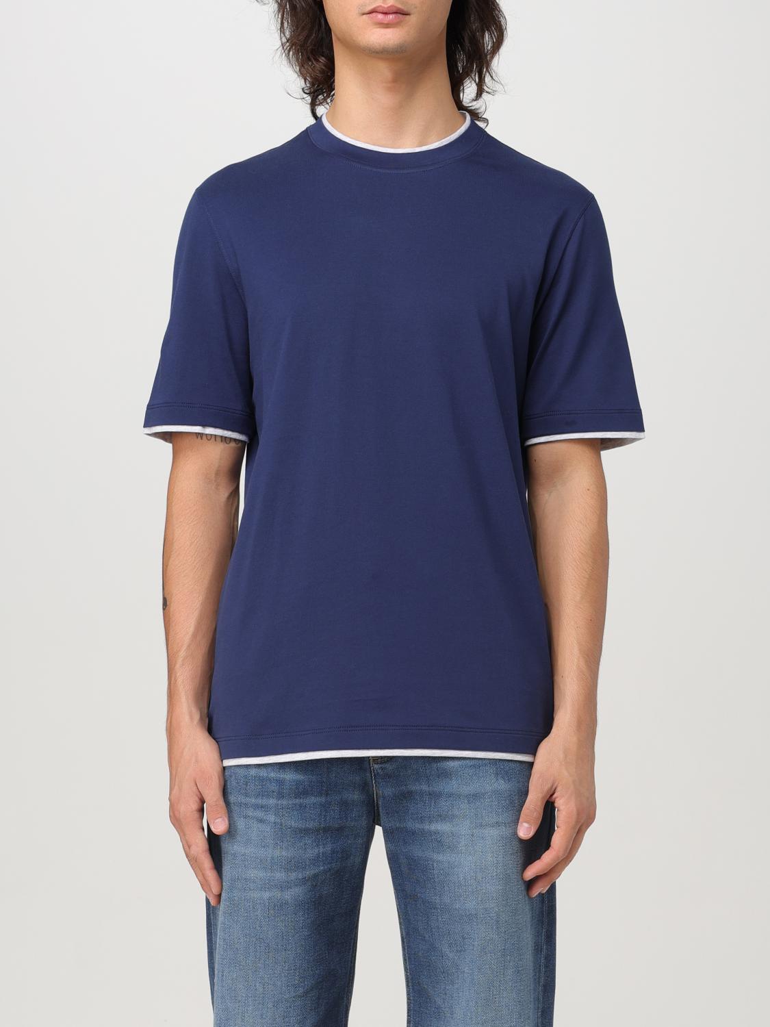 Giglio T-shirt di cotone Brunello Cucinelli