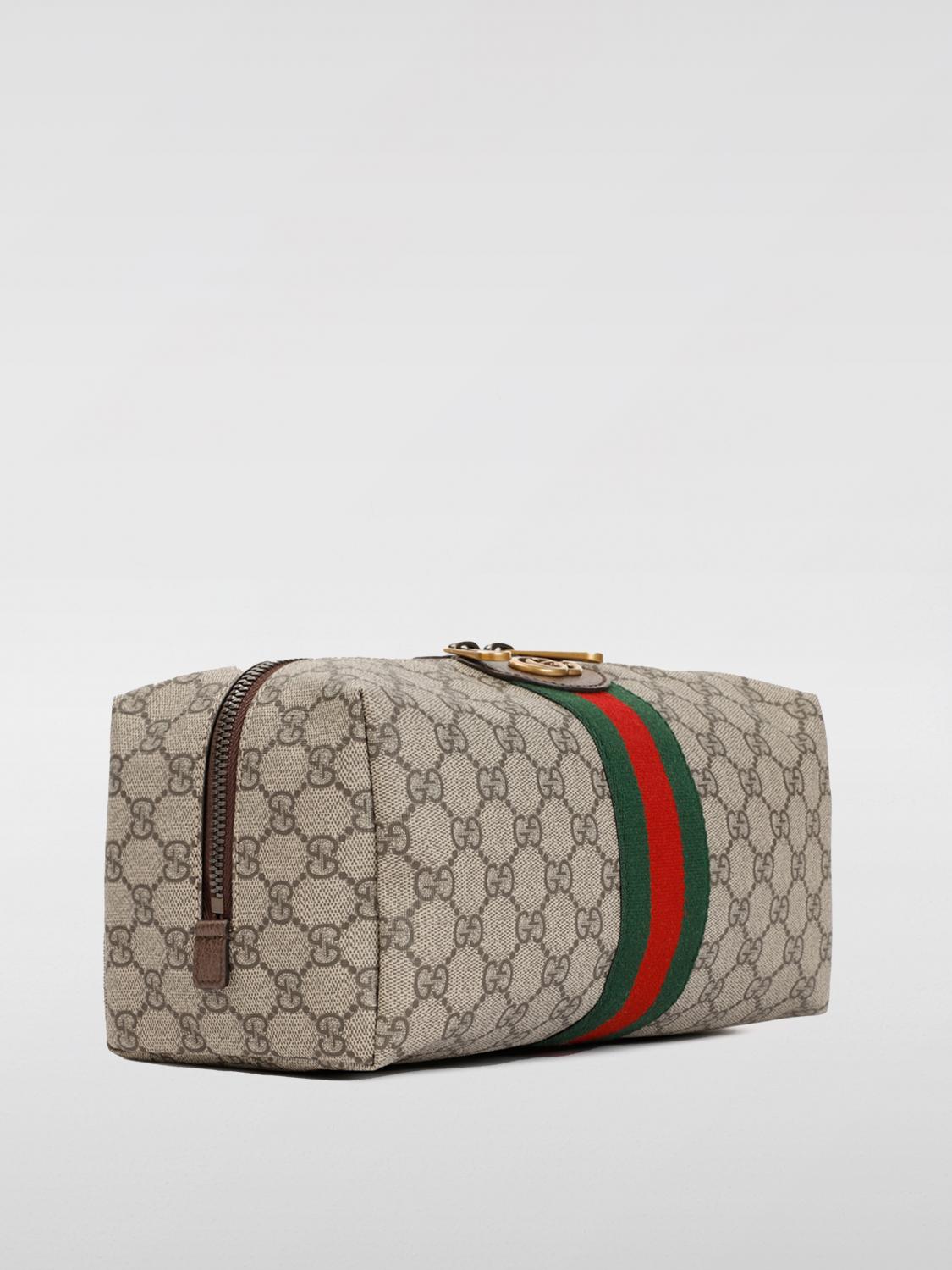 GUCCI Cosmetic case men Beige Gucci cosmetic case 5727679IK3T online at GIGLIO.COM