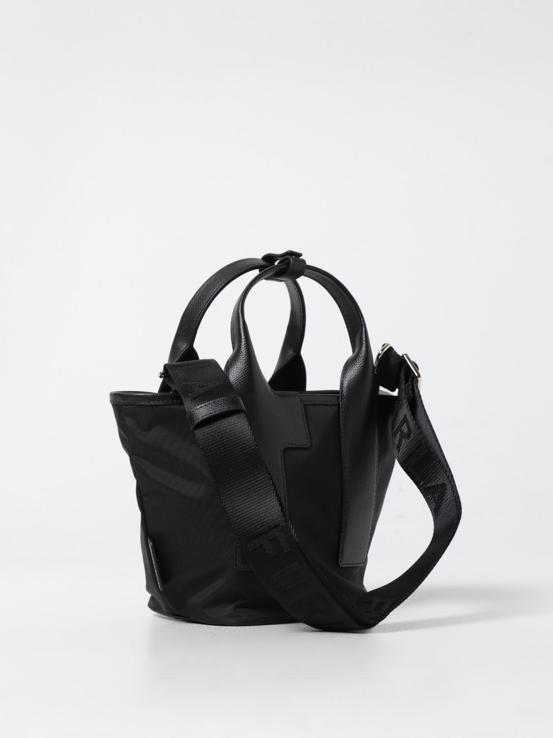 FURLA BORSA MINI: Borsa Piuma Furla in nylon e pelle s grana , Nero - Img 2