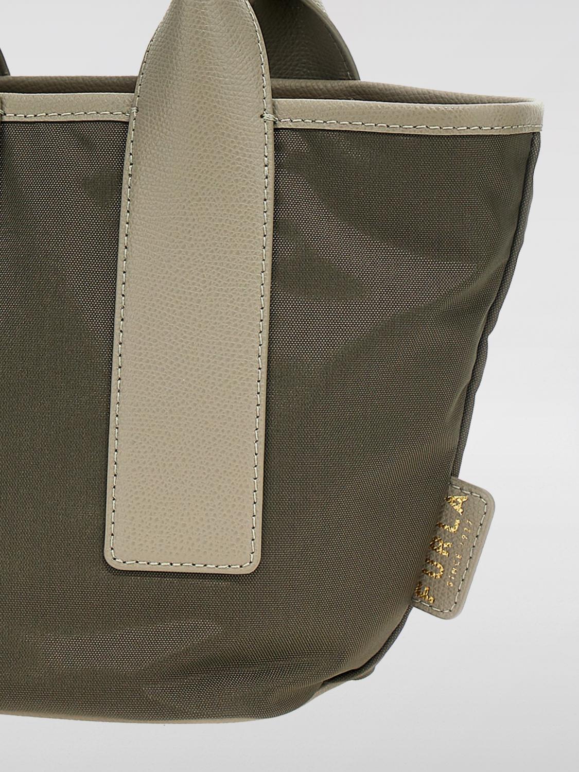 FURLA BORSA MINI: Borsa Piuma Furla in nylon e pelle s grana , Verde - Img 3